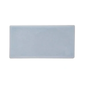 Apollo Tile (Sample) Deluxe Snow White 3-in x 6-in Glossy Ceramic Marble Look Wall Tile