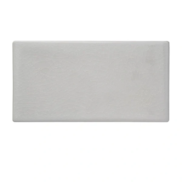 Apollo Tile (Sample) Deluxe White 3-in x 6-in Glossy Ceramic Marble Look Floor and Wall Tile