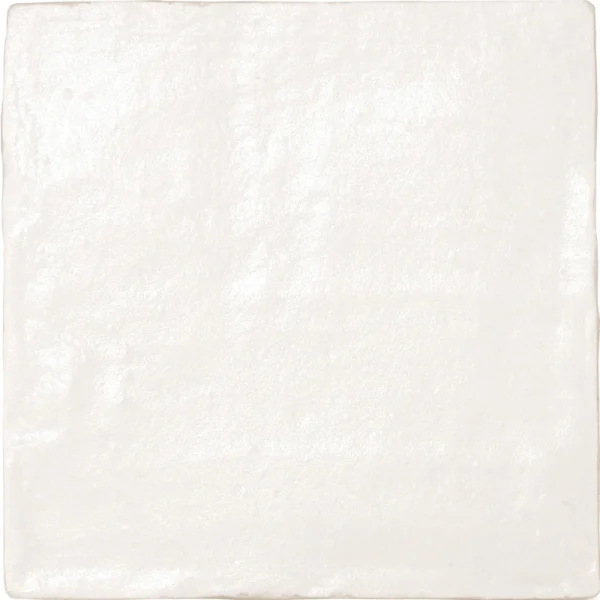 Apollo Tile (Sample) Duchess White 4-in x 4-in Glossy Ceramic Wall Tile