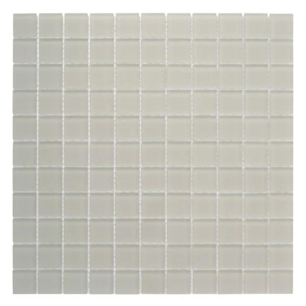 Apollo Tile (Sample) Floor and Wall Tile Abalone Gray 4-in x 4-in Matte Glass Uniform Squares Floor and Wall Tile