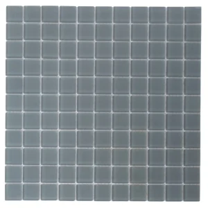 Apollo Tile (Sample) Floor and Wall Tile Ash Gray 4-in x 4-in Matte Glass Uniform Squares Floor and Wall Tile