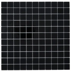 Apollo Tile (Sample) Floor and Wall Tile Black 4-in x 4-in Glossy Glass Uniform Squares Floor and Wall Tile