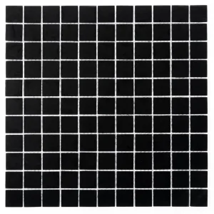Apollo Tile (Sample) Floor and Wall Tile Black 4-in x 4-in Matte Glass Uniform Squares Floor and Wall Tile