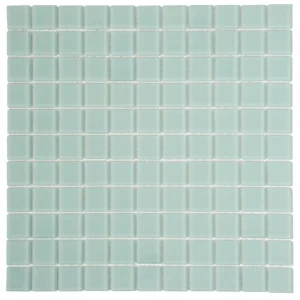 Apollo Tile (Sample) Floor and Wall Tile Cadet Blue 4-in x 4-in Matte Glass Uniform Squares Floor and Wall Tile