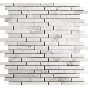 Apollo Tile (Sample) Floor and Wall Tile Eastern White 4-in x 4-in Polished Marble Floor and Wall Tile