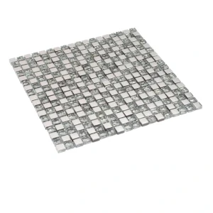 Apollo Tile (Sample) Floor and Wall Tile Flint Gray 4-in x 4-in Glossy Glass Wall Tile