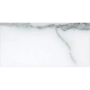 Apollo Tile (Sample) Floor and Wall Tile White 3-in x 6-in Honed Marble Subway Floor and Wall Tile