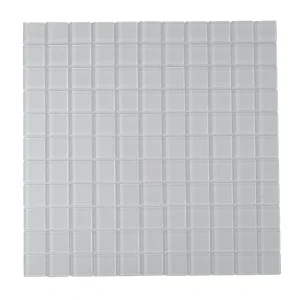 Apollo Tile (Sample) Floor and Wall Tile White 4-in x 4-in Glossy Glass Uniform Squares Floor and Wall Tile