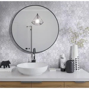 Apollo Tile (Sample) Floor and Wall Tile White 4-in x 4-in Polished Marble Floor and Wall Tile