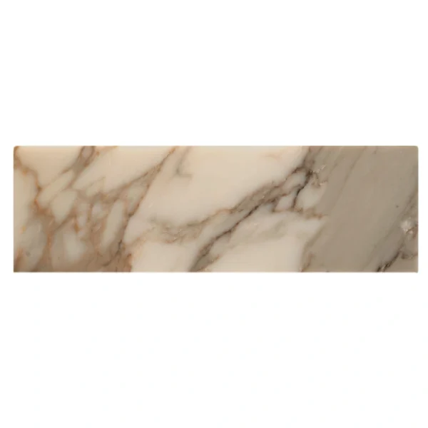 Apollo Tile (Sample) Floor and Wall Tile White 4-in x 4-in Polished Marble Subway Floor and Wall Tile