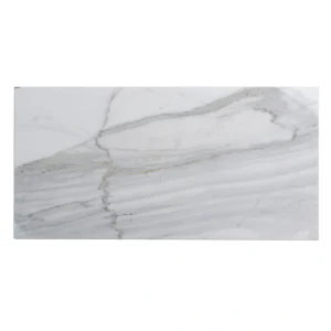 Apollo Tile (Sample) Floor and Wall Tile White and Gray 4-in x 4-in Honed Marble Subway Floor and Wall Tile