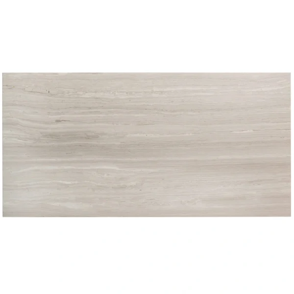 Apollo Tile (Sample) Floor and Wall Tile Wooden Gray 4-in x 4-in Honed Marble Subway Floor and Wall Tile