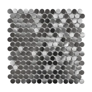 Apollo Tile (Sample) Metal 4-in x 4-in Polished Metal Floor and Wall Tile