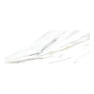 Apollo Tile (Sample) Splendor White 4-in x 4-in Polished Porcelain Marble Look Floor and Wall Tile