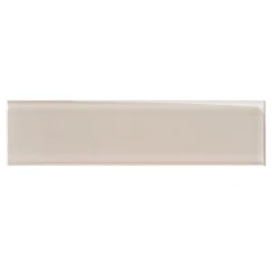 Apollo Tile (Sample) Wall Tile Abalone Gray 3-in x 12-in Glossy Glass Brick Subway Wall Tile