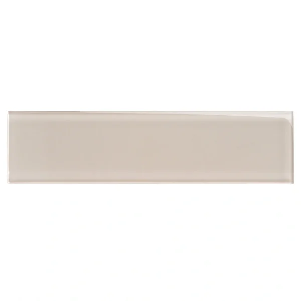 Apollo Tile (Sample) Wall Tile Abalone Gray 3-in x 12-in Glossy Glass Brick Subway Wall Tile