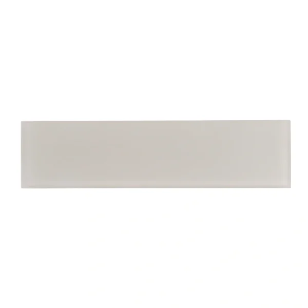 Apollo Tile (Sample) Wall Tile Abalone Gray 3-in x 12-in Matte Glass Brick Subway Wall Tile
