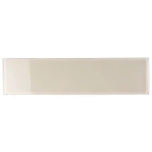 Apollo Tile (Sample) Wall Tile Abalone Gray 4-in x 4-in Glossy Glass Brick Subway Wall Tile
