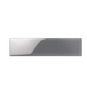 Apollo Tile (Sample) Wall Tile Ash Gray 3-in x 12-in Glossy Glass Subway Wall Tile