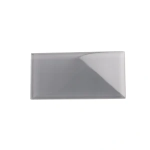 Apollo Tile (Sample) Wall Tile Ash Gray 3-in x 6-in Glossy Glass Subway Wall Tile