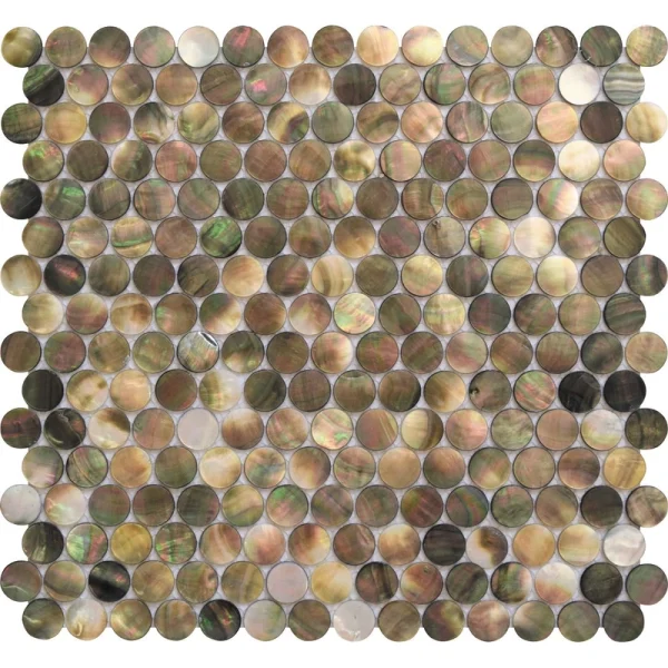 Apollo Tile (Sample) Wall Tile Beige and Brown 4-in x 4-in Polished Marble Wall Tile