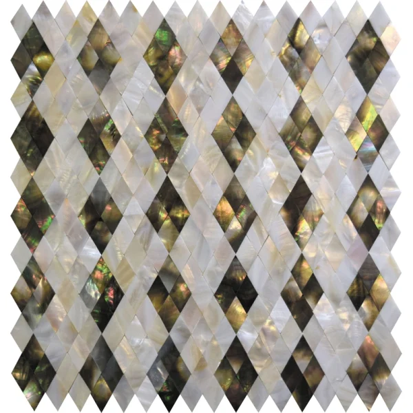 Apollo Tile (Sample) Wall Tile Beige, Brown and White 4-in x 4-in Polished Marble Wall Tile