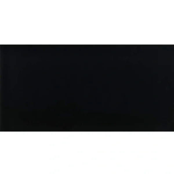 Apollo Tile (Sample) Wall Tile Black 3-in x 6-in Matte Glass Brick Subway Wall Tile
