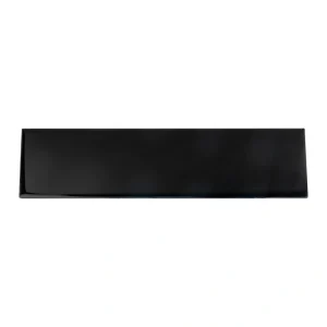 Apollo Tile (Sample) Wall Tile Black 4-in x 4-in Glossy Glass Brick Subway Wall Tile