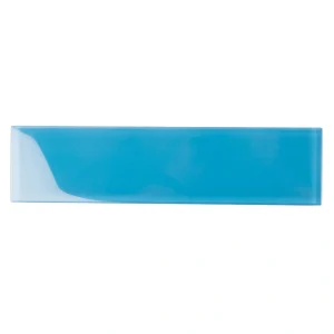 Apollo Tile (Sample) Wall Tile Blue 3-in x 12-in Glossy Glass Subway Wall Tile