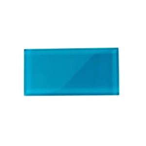 Apollo Tile (Sample) Wall Tile Blue 3-in x 6-in Glossy Glass Subway Wall Tile