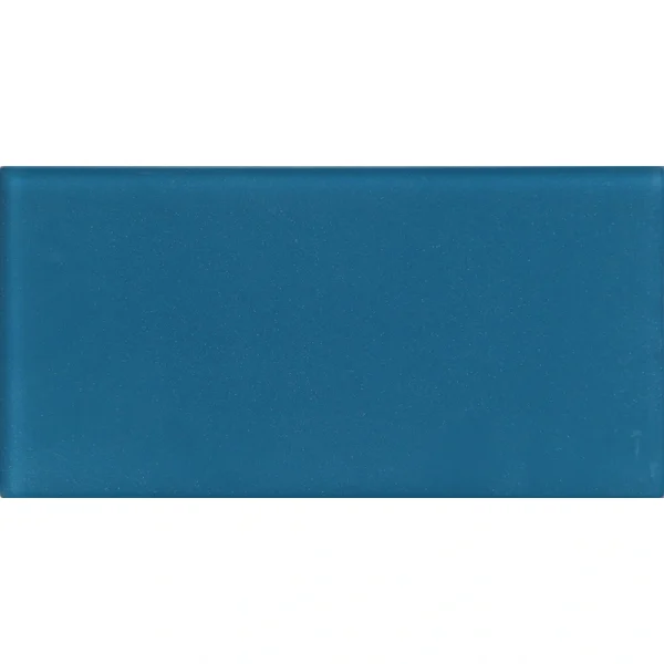 Apollo Tile (Sample) Wall Tile Blue 3-in x 6-in Matte Glass Subway Wall Tile