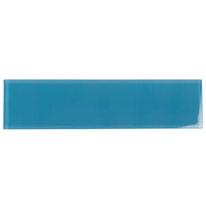 Apollo Tile (Sample) Wall Tile Blue 4-in x 4-in Glossy Glass Brick Subway Wall Tile