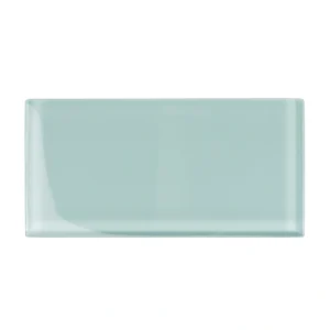 Apollo Tile (Sample) Wall Tile Cadet Blue 3-in x 6-in Glossy Glass Brick Subway Wall Tile