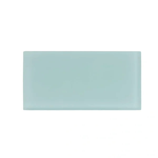 Apollo Tile (Sample) Wall Tile Cadet Blue 3-in x 6-in Matte Glass Brick Subway Wall Tile