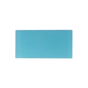 Apollo Tile (Sample) Wall Tile Cerulean Blue 3-in x 6-in Matte Glass Brick Subway Wall Tile