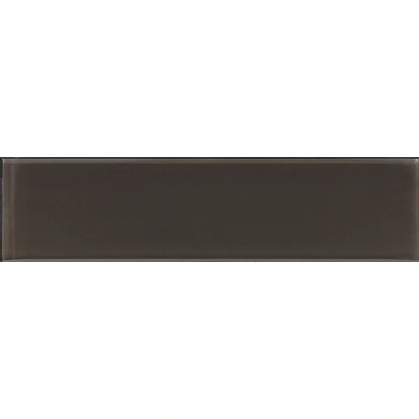 Apollo Tile (Sample) Wall Tile Dark Gray 3-in x 12-in Glossy Glass Subway Wall Tile
