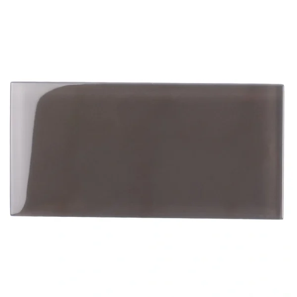 Apollo Tile (Sample) Wall Tile Dark Gray 3-in x 6-in Glossy Glass Subway Wall Tile