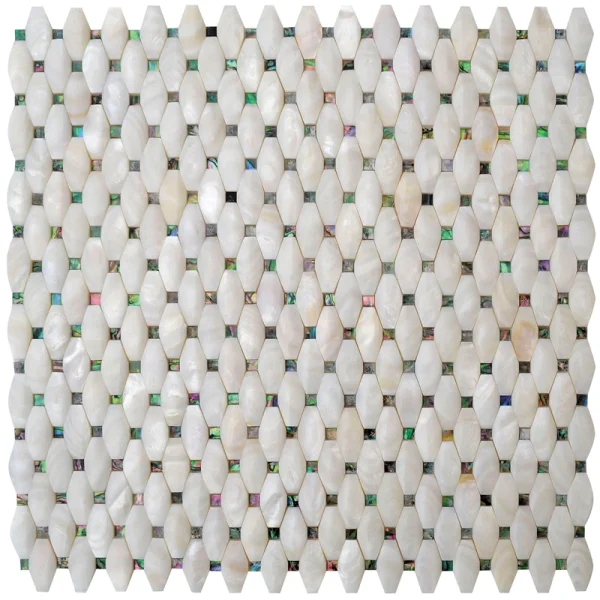 Apollo Tile (Sample) Wall Tile Elongated White Daimond 4-in x 4-in Polished Marble Wall Tile