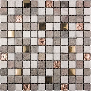 Apollo Tile (Sample) Wall Tile Gold 4-in x 4-in Polished Marble Wall Tile