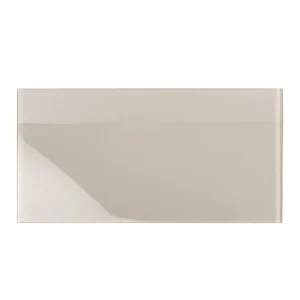 Apollo Tile (Sample) Wall Tile Gray 4-in x 6-in Glossy Glass Subway Wall Tile
