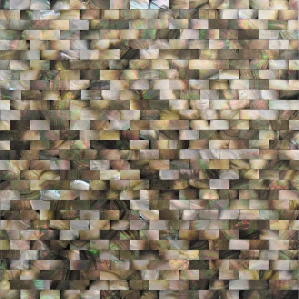 Apollo Tile (Sample) Wall Tile Mini Bricks Beige 4-in x 4-in Polished Marble Wall Tile