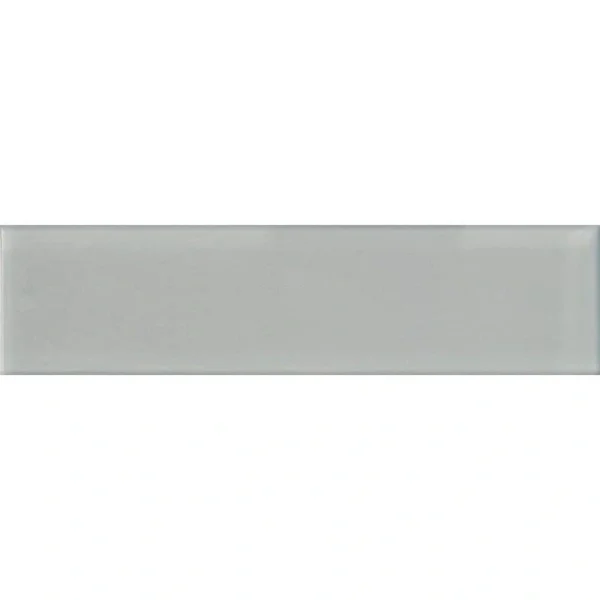 Apollo Tile (Sample) Wall Tile Mink Gray 4-in x 4-in Glossy Glass Brick Subway Wall Tile