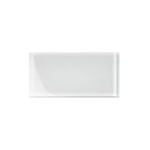 Apollo Tile (Sample) White 3-in x 6-in Glossy Glass Brick Subway Floor and Wall Tile
