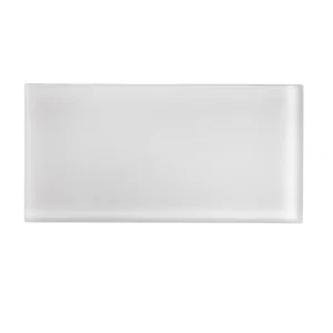 Apollo Tile (Sample) White 3-in x 6-in Matte Glass Brick Subway Floor and Wall Tile