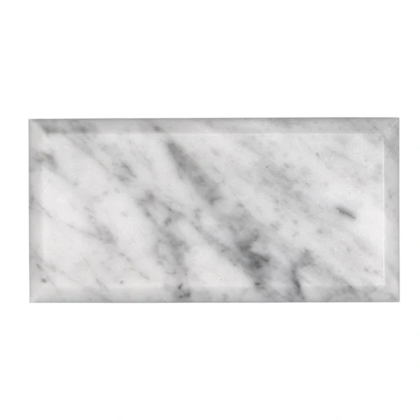 Apollo Tile (Sample) White 3-in x 6-in Polished Marble Floor and Wall Tile