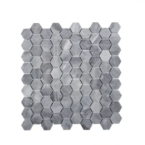 Apollo Tile (Sample) White 4-in x 4-in Polished Marble Honeycomb Floor and Wall Tile