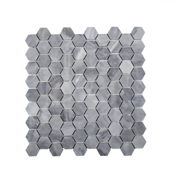 Apollo Tile (Sample) White 4-in x 4-in Polished Marble Honeycomb Floor and Wall Tile