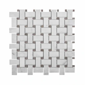 Apollo Tile (Sample) White, Beige 4-in x 4-in Polished Marble Floor and Wall Tile