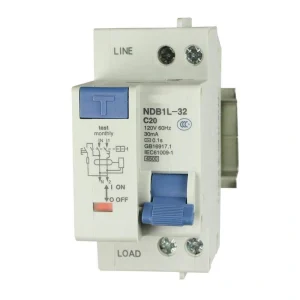 ASI 20 Amp 120Vac 1-Pole GFCI Circuit Breaker DIN Rail Mount