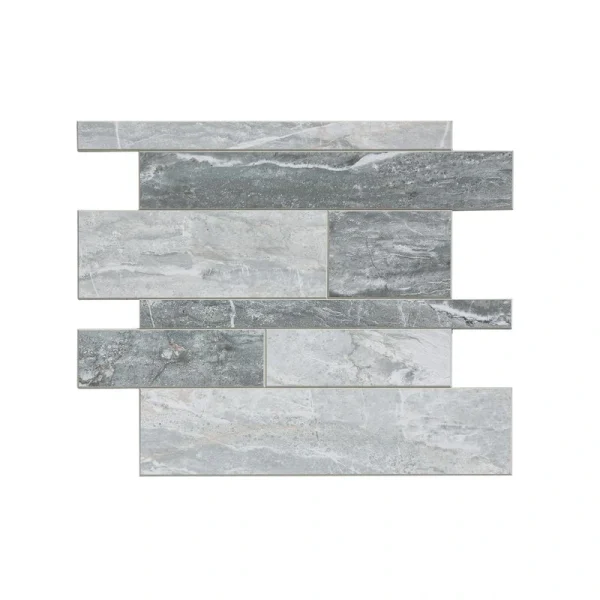Aspect 12″ x 11.75″ Ocean Corridor Peel & Stick Collage Backsplash Tile